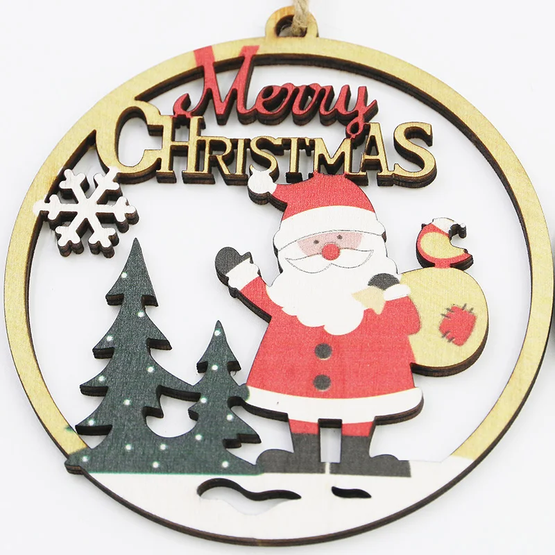 

(2 pcs/pack) 11cm Christmas Door Bell Hanging Ornament Room Window Decoration Christmas Tree Perforated Hanging Accessory DIY