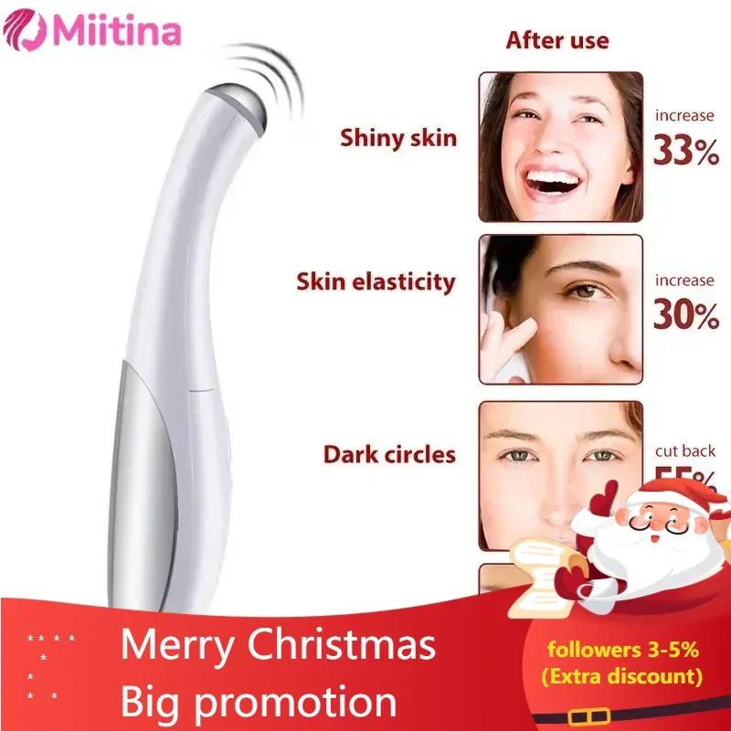 Household Hand-held Portable Eye Beauty Instrument Vibrating Eye Massager Face Cream Eye Cream Introducer Guasha  Vibradores