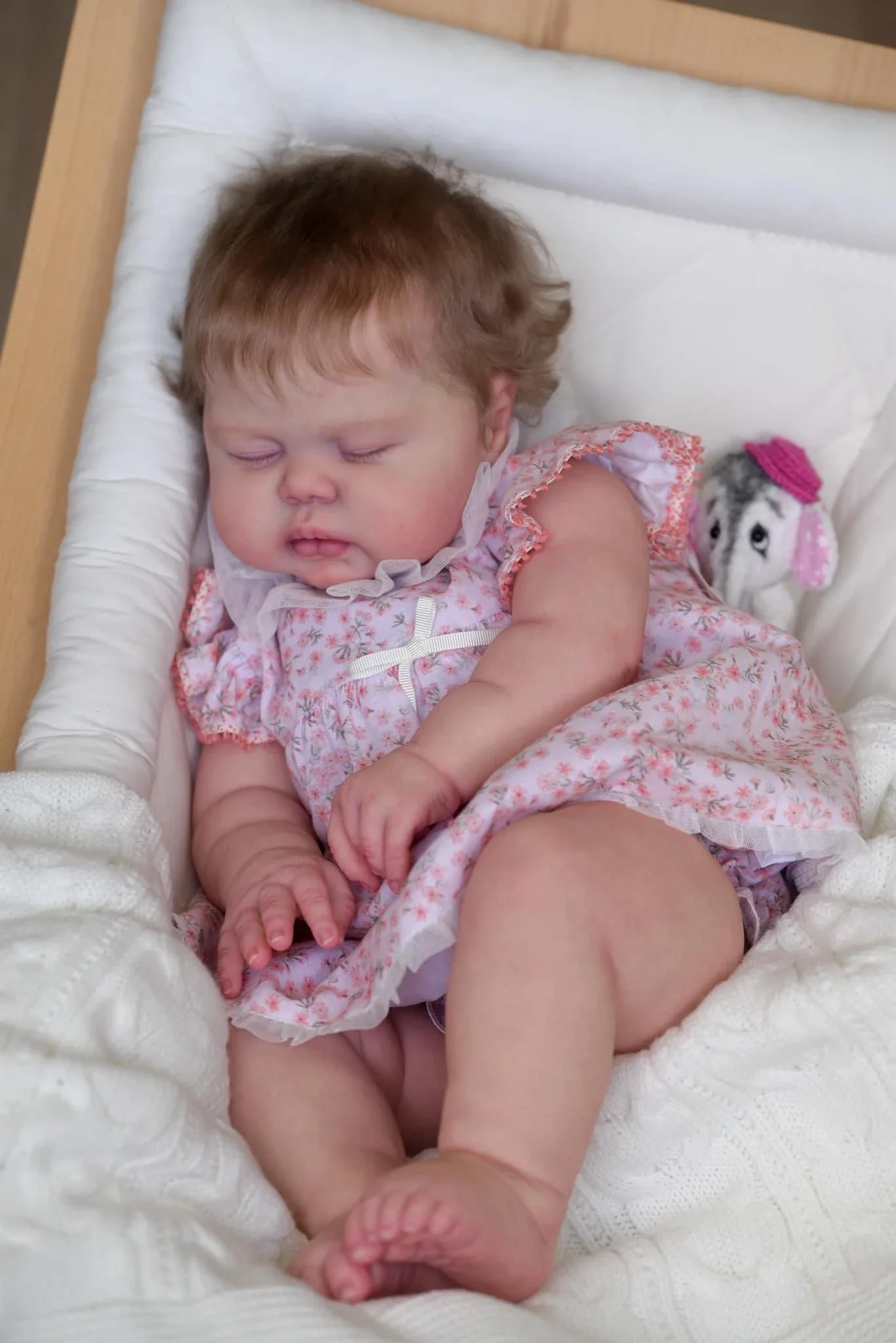 Bebe Pickle 24Inch Lifelike Reborn Toddler 3D Skin Multiple Layers Painting Collectible Lifelike Art Doll By NPK