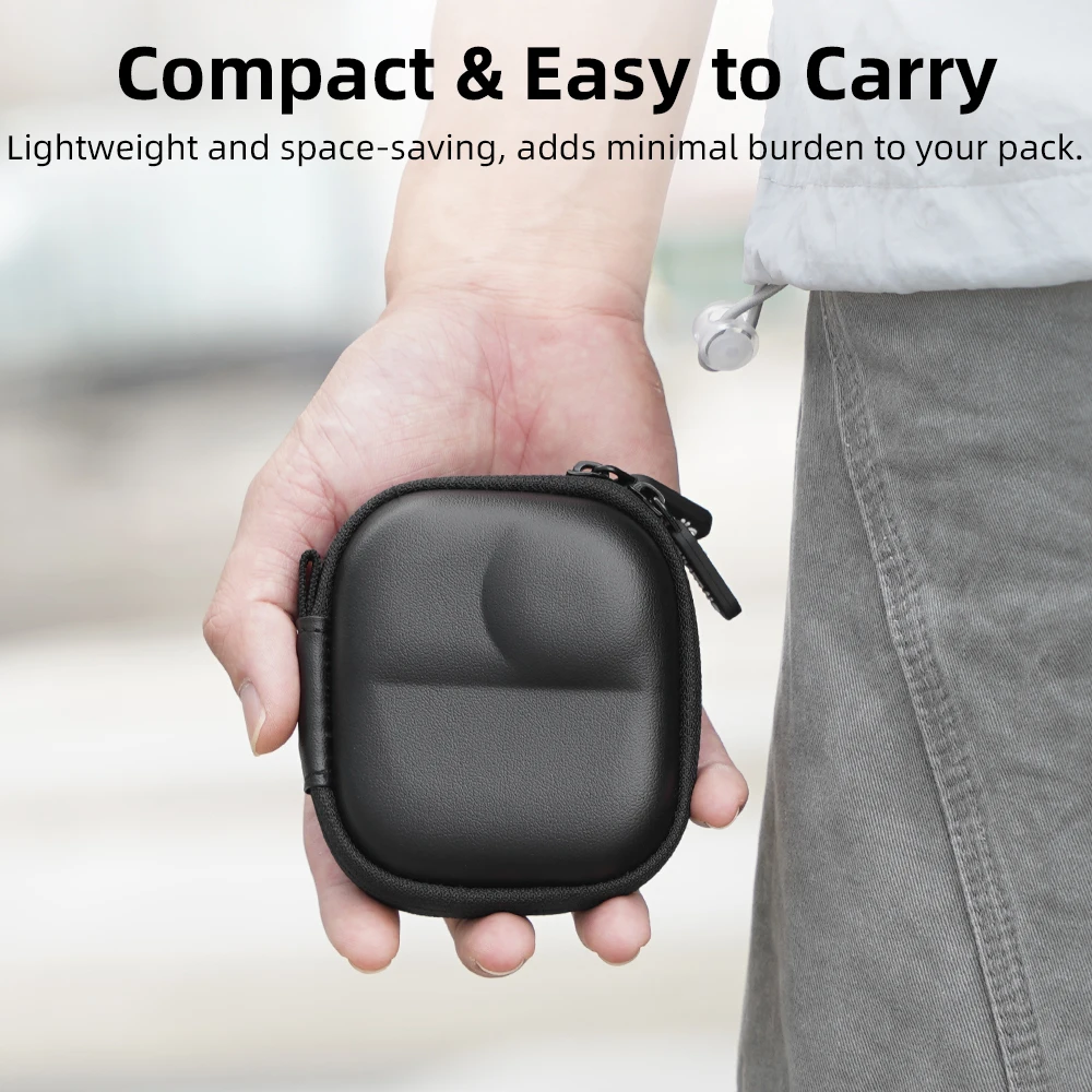 

For DJI Osmo Nano Camera Storage Bag PU Action Camera Case Lightweight Protective Bag for Outdoor Photography​