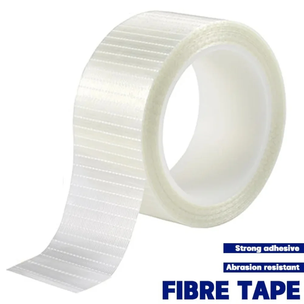 Mesh fiber tape, heavy-duty fiberglass reinforced packaging tape, used for movement and transportation, 2 pieces, 82 feet