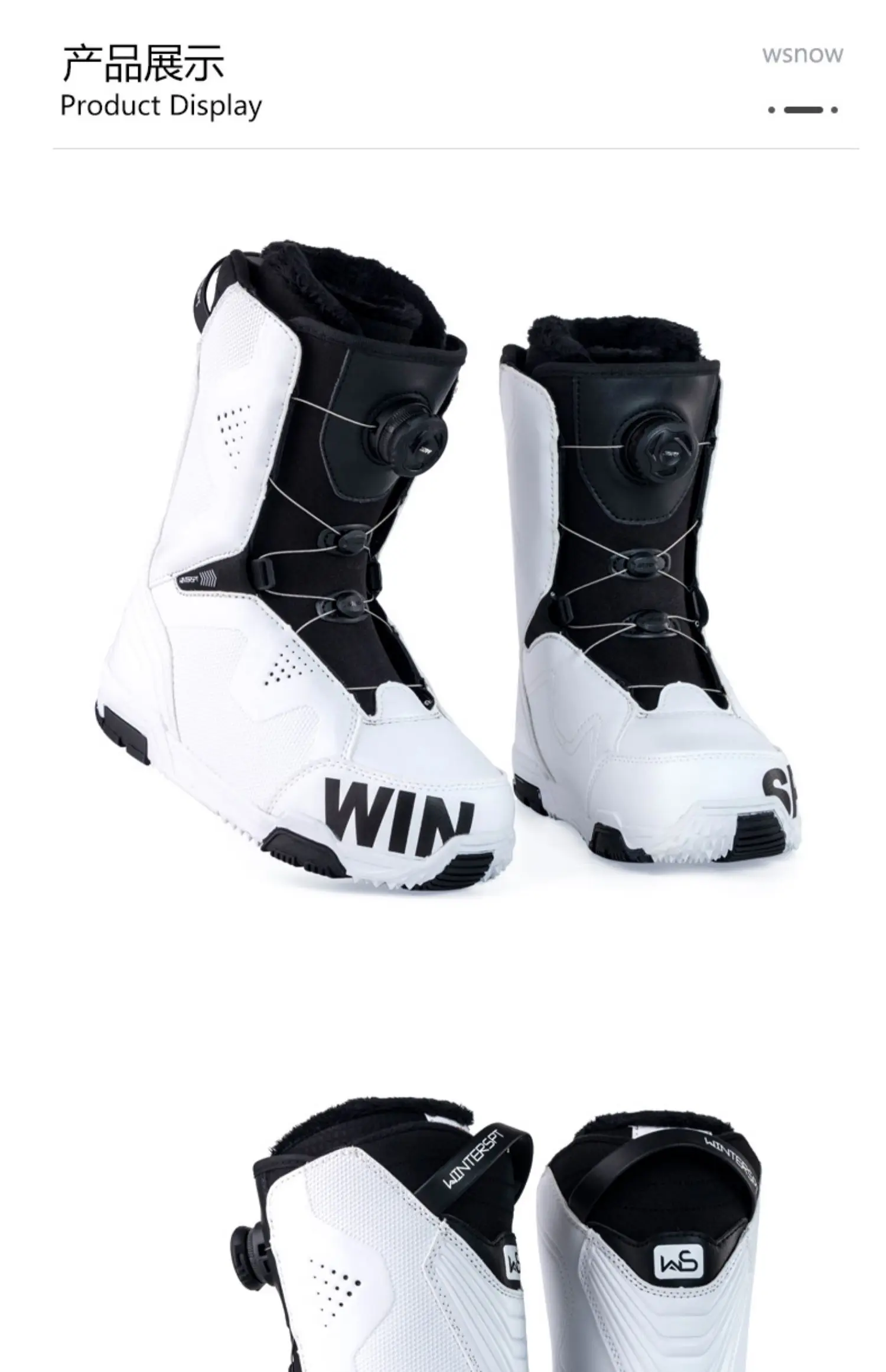 Ski Shoes CROWN Nitro Snowboard Shoes All-around Snowboard Shoes Purple and White Women 2223 New