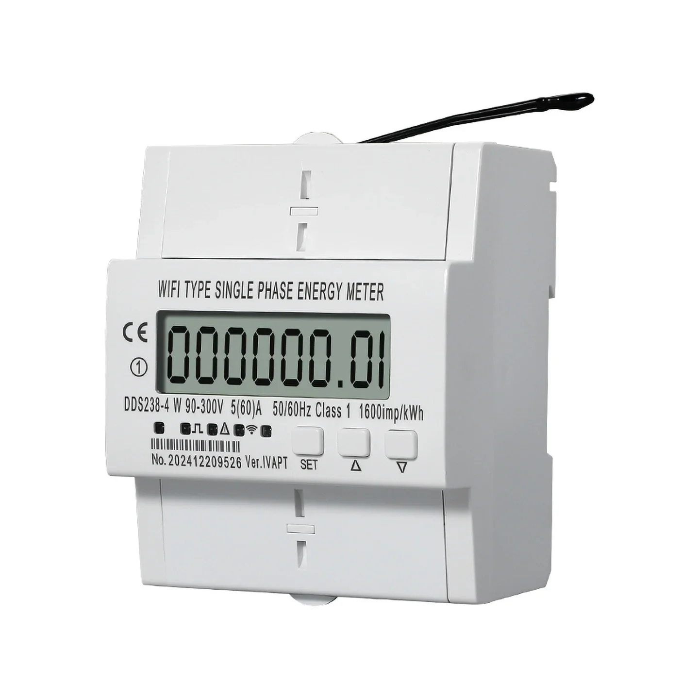 

2026 Single-Phase Smart Furniture Energy Meter Export Wifi Electric Meter with Remote Control App Measuring Meter