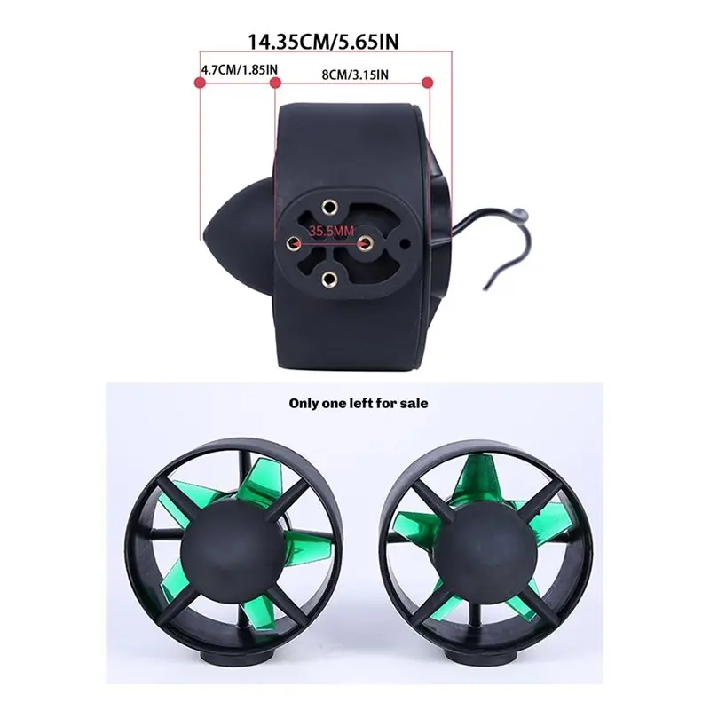 Venta al por menor para barco de pesca Kayak 800W de alta velocidad 155ROV hélice subacuática propulsor de Robot sumergible modificado