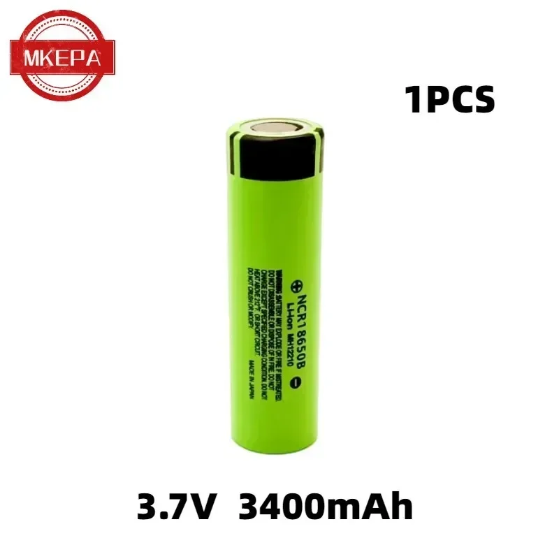 3.7V 18650 3400mAh 18650 lithium-ion NCR18650B rechargeable battery, Ncr18650b Ncr18650b Panasonic 3400mah