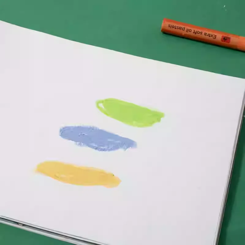 Ölpastell-Malbuch für weiche Ölpastellstifte, Ölgemälde auf Schwarz-Weiß-Papier, 240g, Künstler-Skizzenbuch, Kunstbedarf – Detail 3