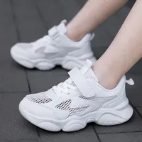 Non Slip Comfortable Breathable Small White Shoes for Children's Boy Casual Walking Kids Girls Outdoor Sport Tennis Sneaker