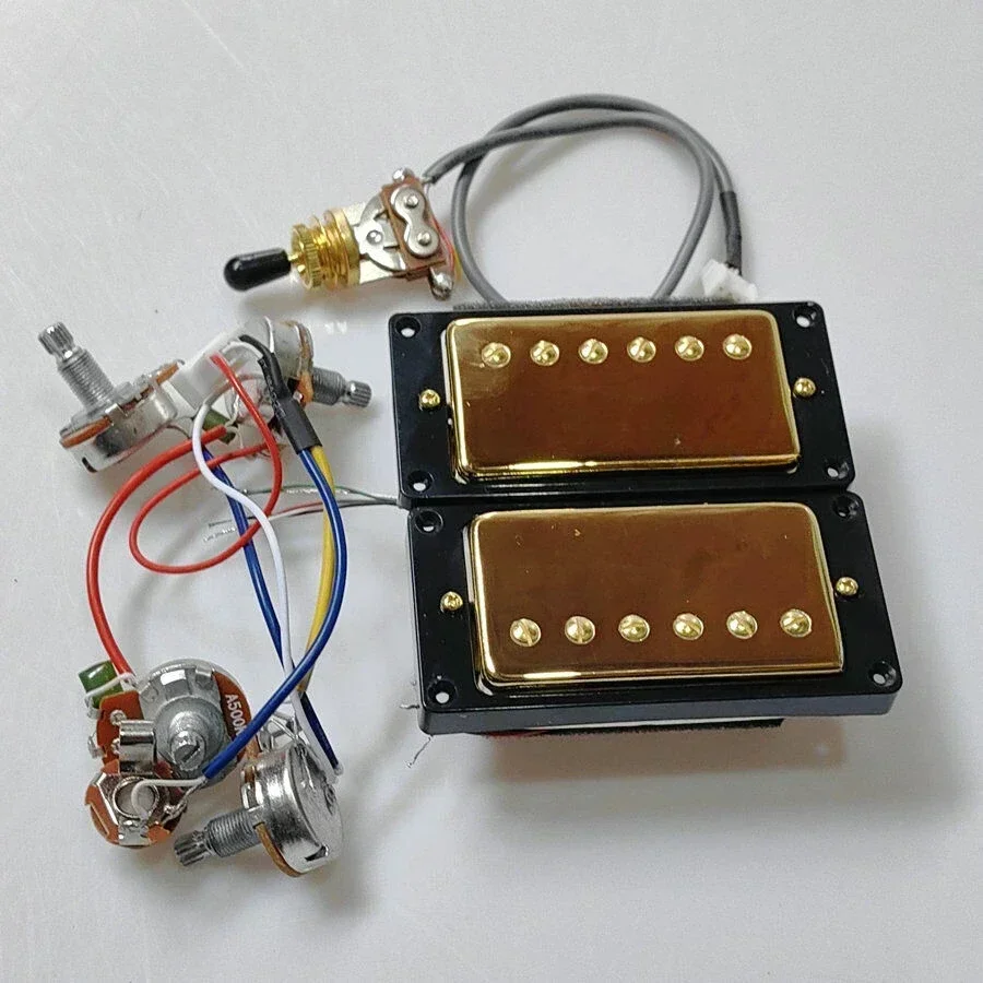 Guitar Humbucker Pickups 4C 1 Set Wiring Harness Optional for LP Standard Guitar Accessories