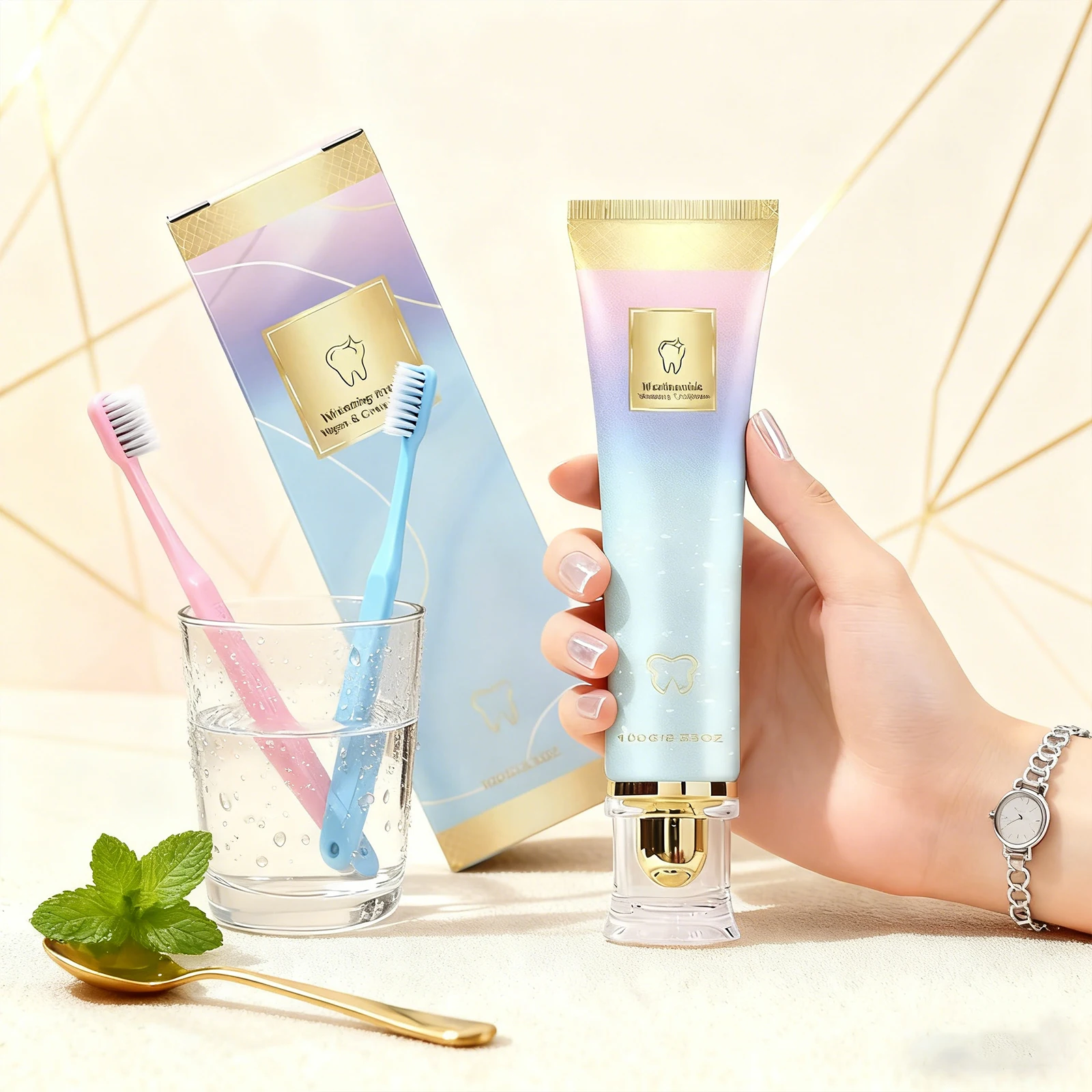 

Cleaning Tooth Whitening Remove Plaque Smoke Deep Stains Fresh Breath Oral Hygiene Niacinamide Intensive Whitening Tooth Powder