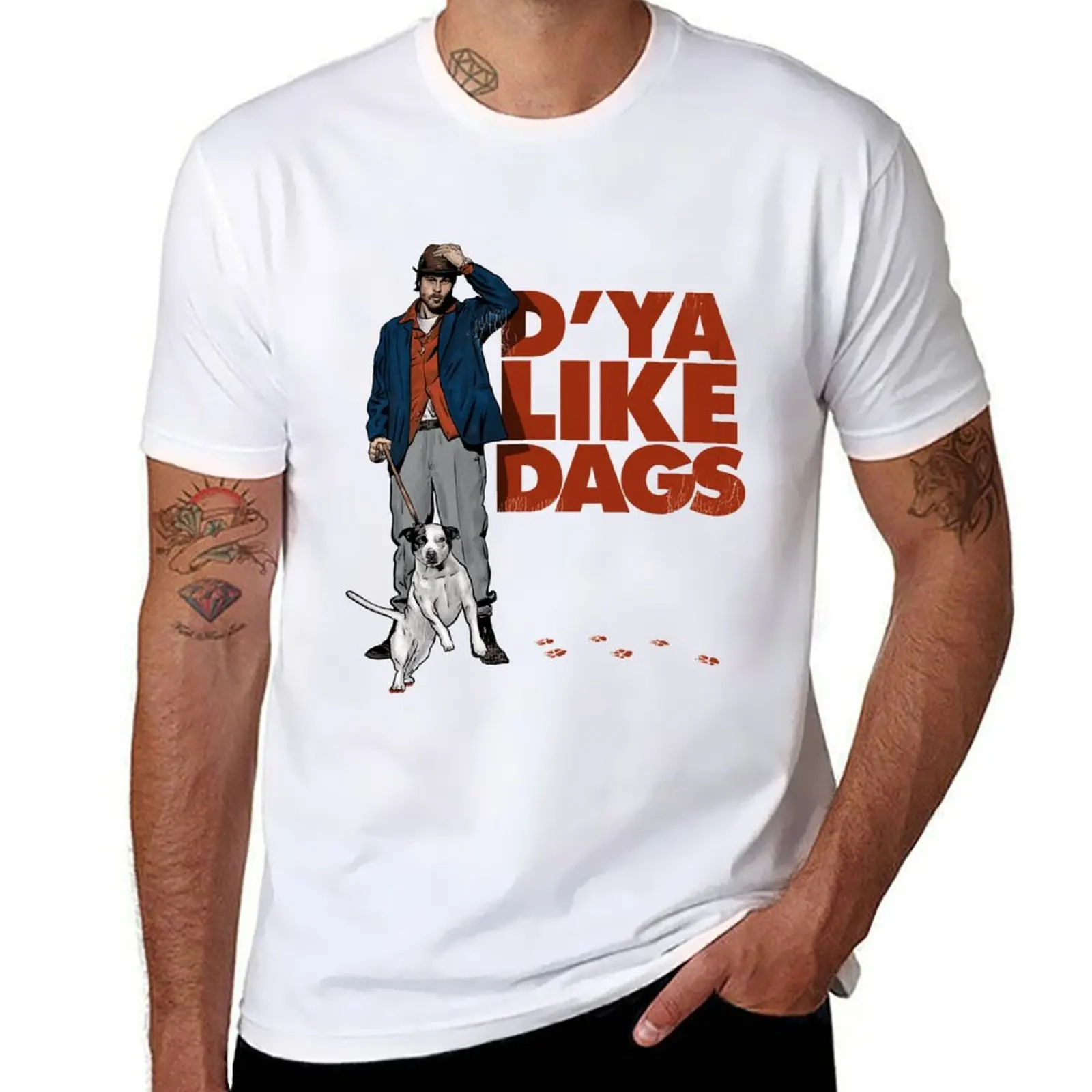 

D'Ya Like Dags T-Shirt t shirts for man graphic tees t shirts for man pack cotton