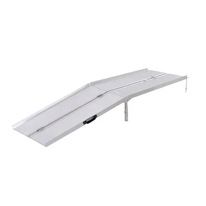 Aluminum Folding Ramp, Portable Threshold Ramp 8', for Scooter Steps Home Stairs, 96