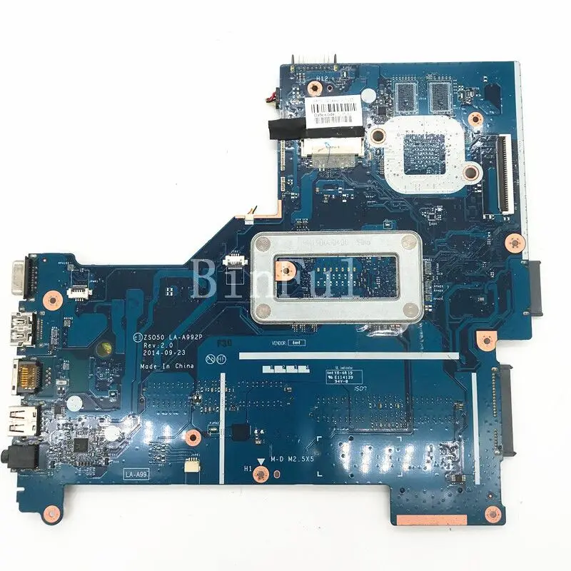 774716-501 774716-601 774716-001 For 250 G3 15-R Laptop Motherboard ZSO50 LA-A992P With SR1EK I3-4005U CPU 100% Full Tested Good