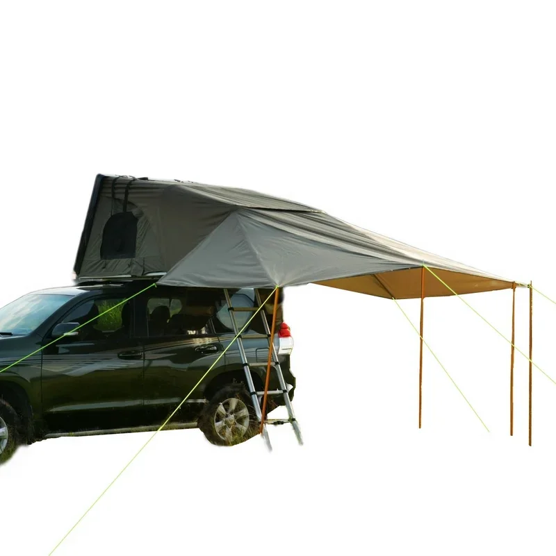 New design waterproof car roof tent retractable side awning for JWL-002