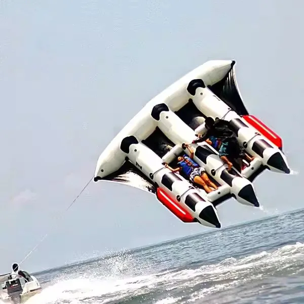 

Inflatable Water Amusement PVC Inflatable Towable Fly Fish Floating Banana Water Sports Game