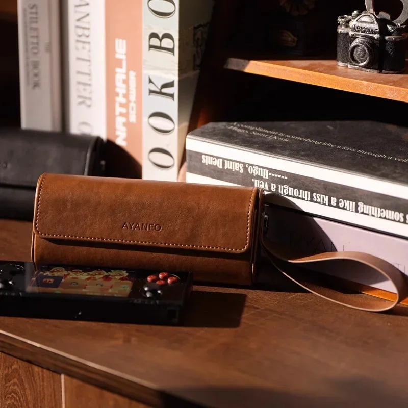 Étui de Protection pour AYANEO Pocket MICRO système de Console de jeu UMPC Original Mini ordinateur portable sac de rangement en cuir personnalisé en cuir PU