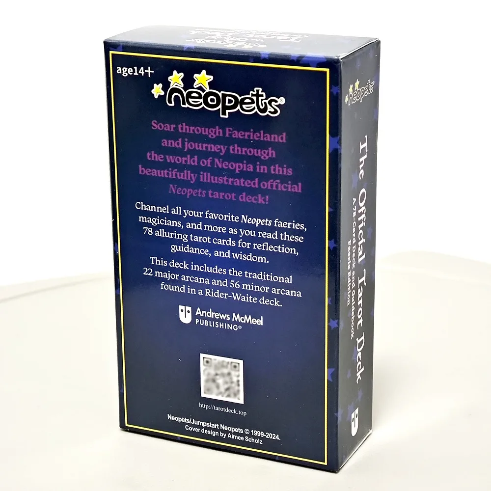 Neopets: The Official Tarot Deck: A 78-Card Deck Faerie Edition 10.3*6cm