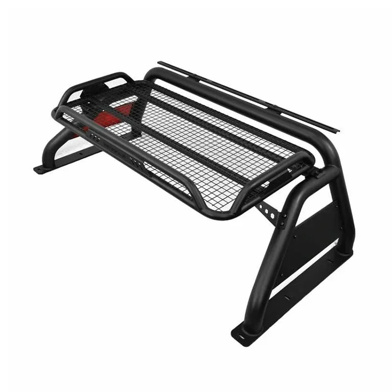 Black Powder Coating Pickup Offroad Truck Racks Roll Bed Bar