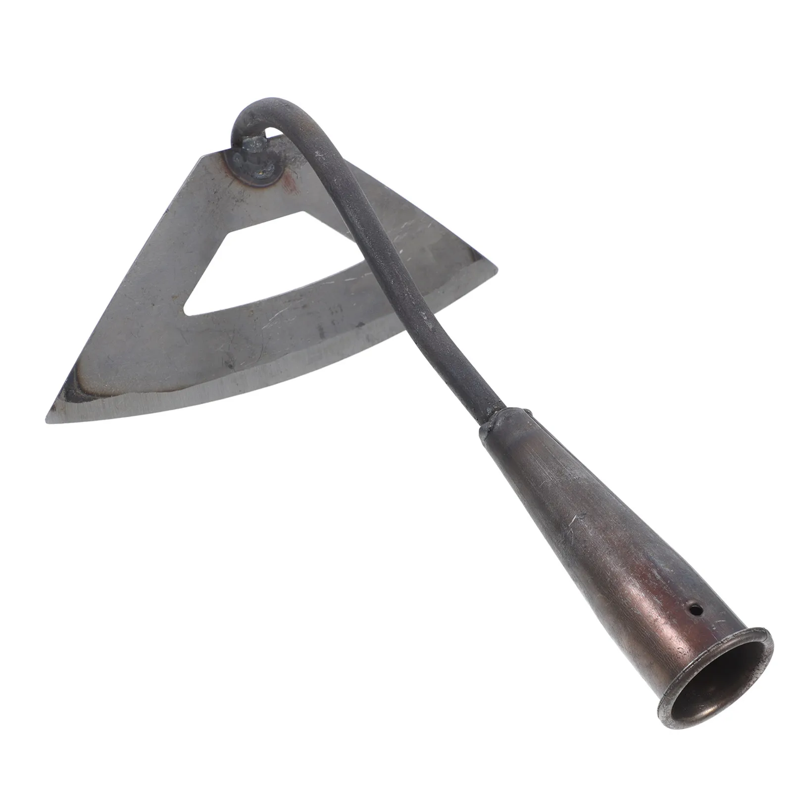 Garden Hoe Heavy Duty Hardened Hollow Small Head Easy Use Weeding Tool for Backyard Planting Gardening Hand Tool