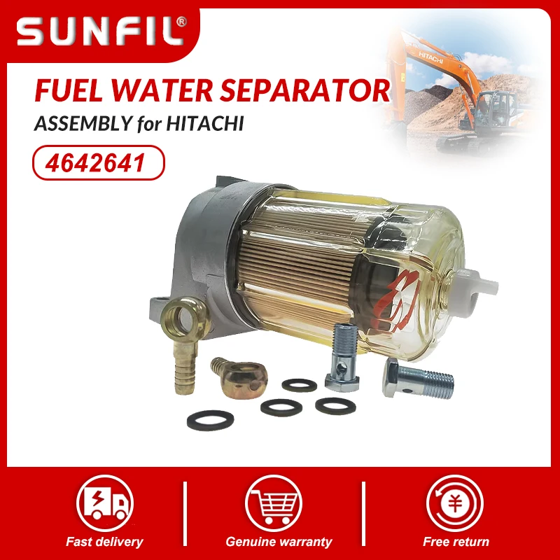 

Сепаратор топливной воды 4642641 В СБОРЕ для HITACHI