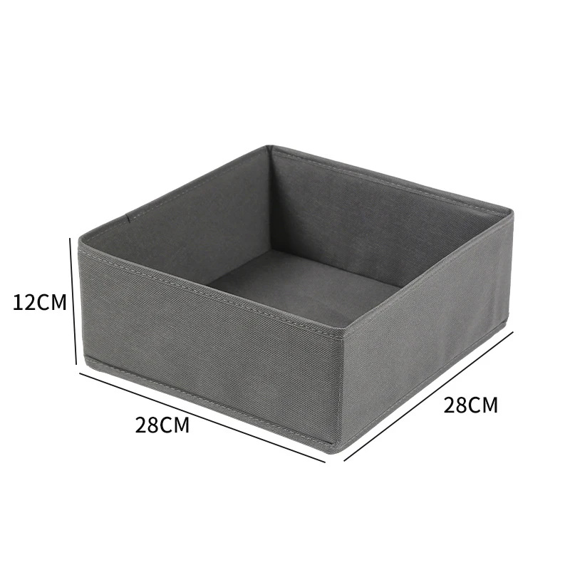 1 Stück Stoff-Unterwäsche-Aufbewahrungsbox, Schubladen-Organizer für die Schrankorganisation und die Aufbewahrung von Socken, Unterwäsche, Krawatten und mehr Schränken