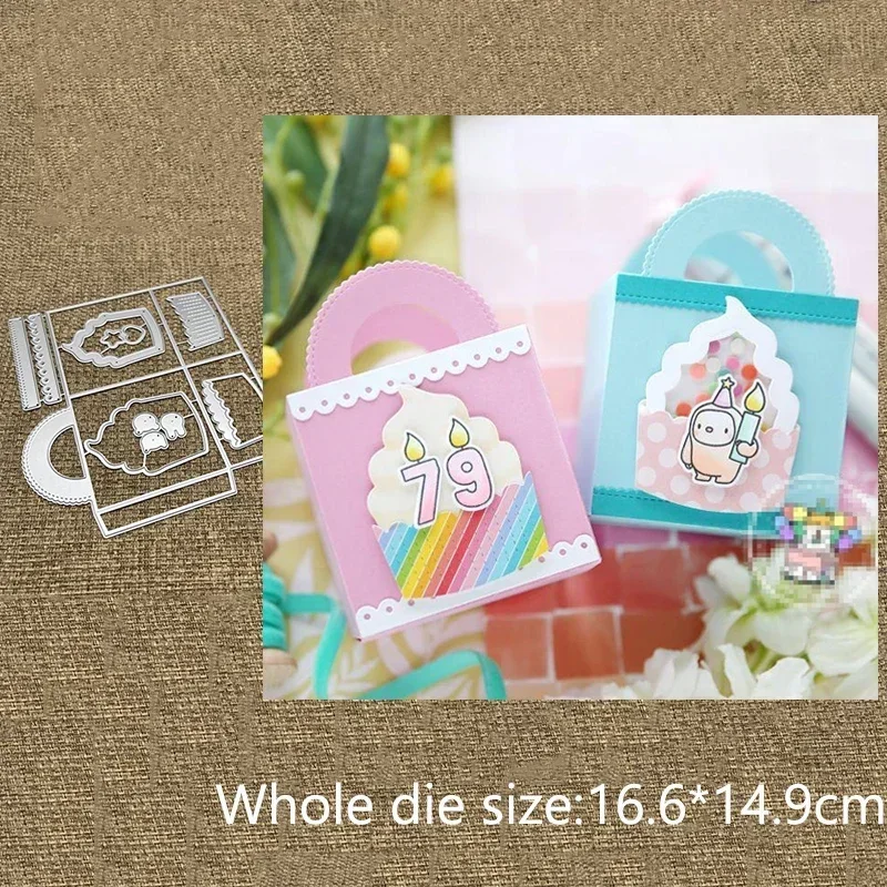 

New Craft Metal Cutting Die cut dies SWEETIE BAG decorative scrapbook Album Paper Card Craft Embossing die cuts