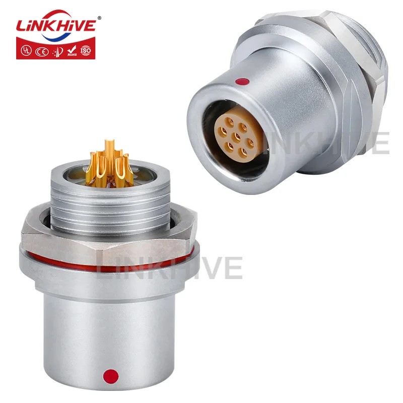 CompatIble with ODU Mini G4 Snap Series B 2 3 4 5 6 7 8 9 10 12 14 16 18 19 20 22 24 26 30 32 Pin Push-Pull Latching Connector