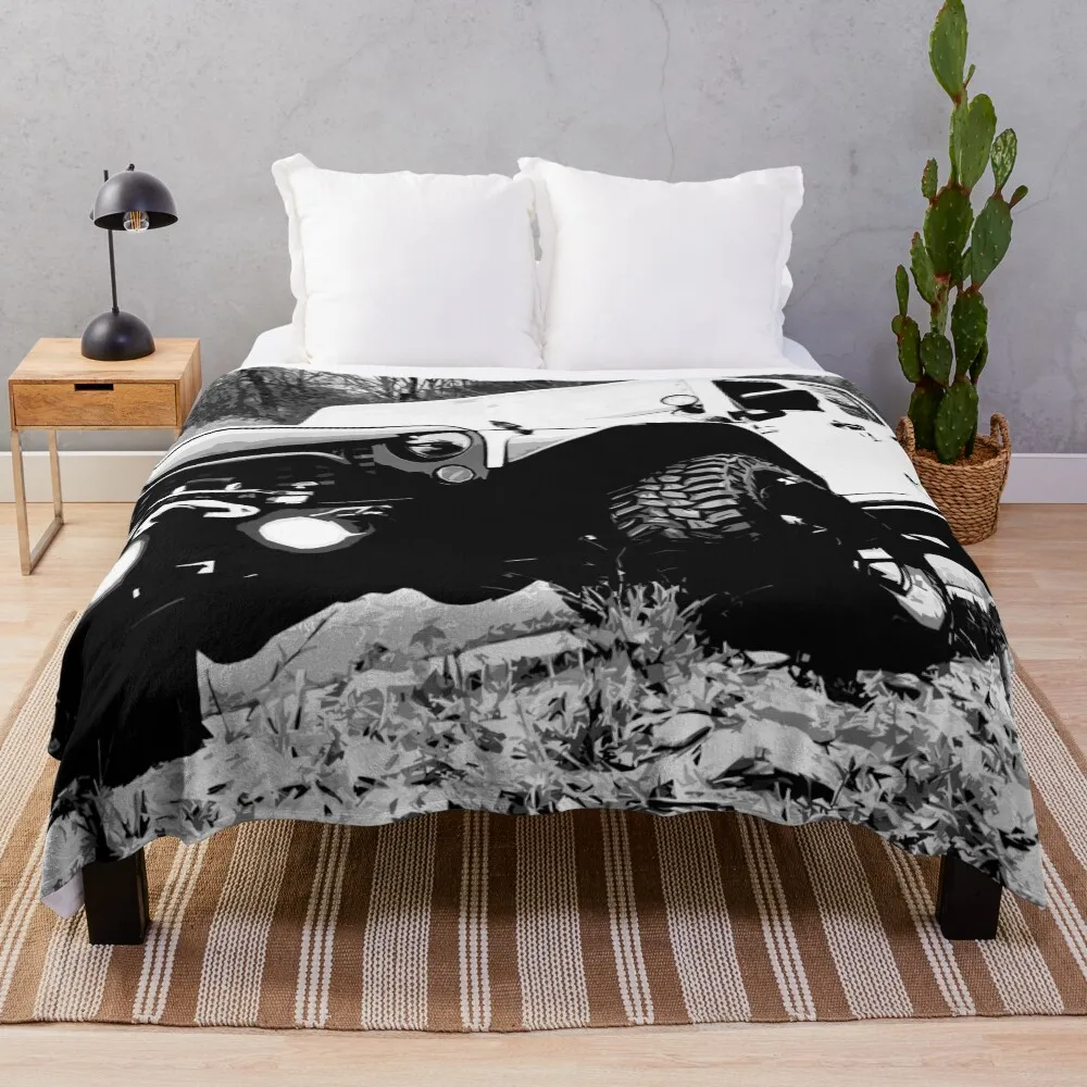 

Beefy GP in Black and White Throw Blanket Baby Personalized Gift Decorative Beds Decorative Throw Blankets