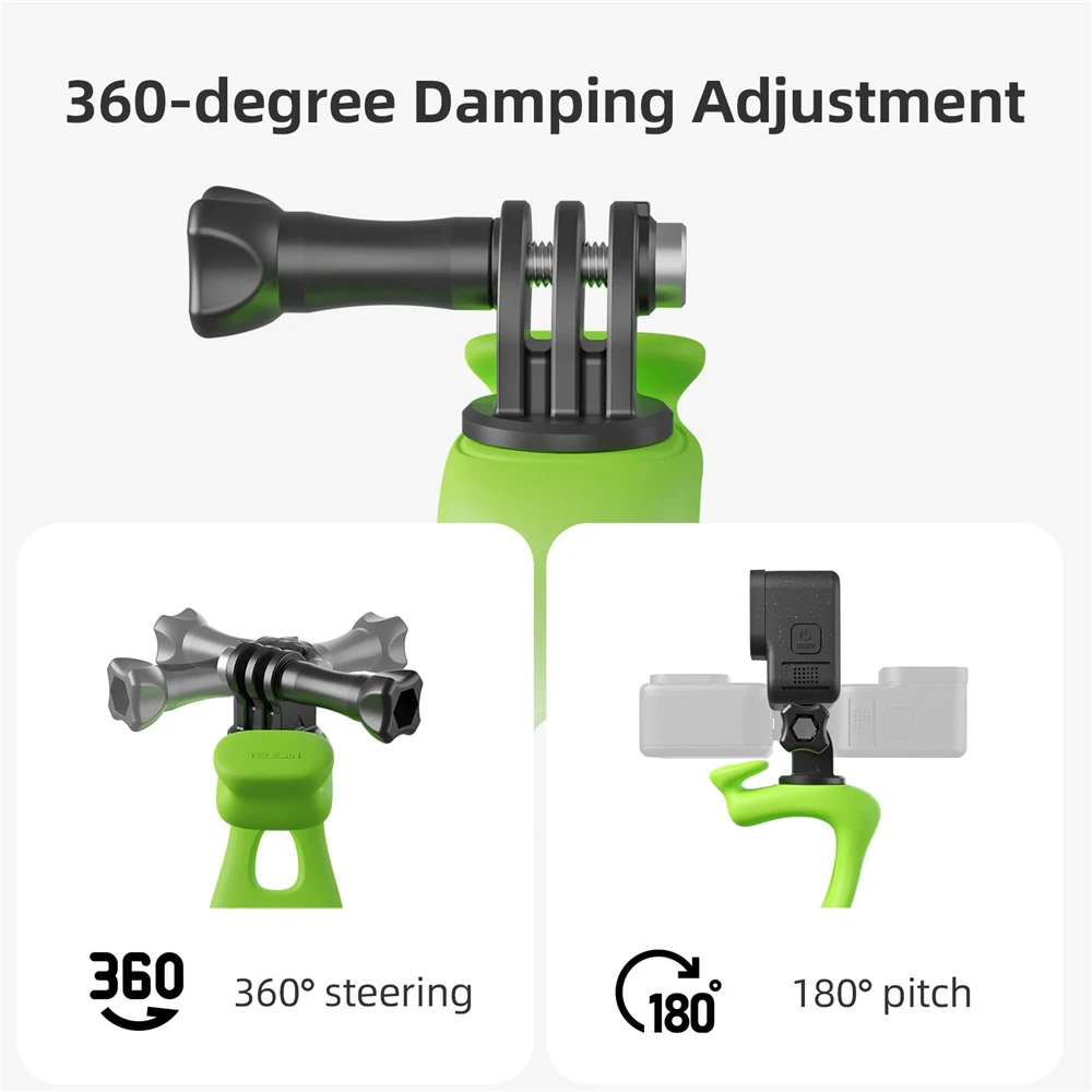 

Elastic Small Q Handlebar Mount Flexible Silicone Band Versatile Wrap For Insta360 ace pro for DJI Action Camera Accessory