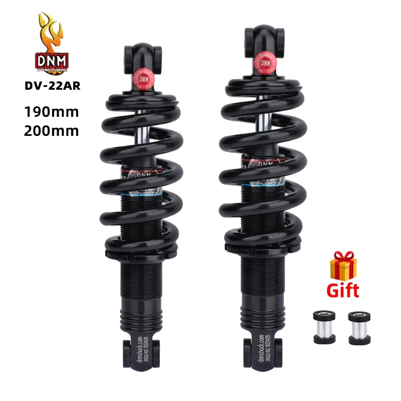 DNM DV-22AR bicycle shock absorber damping adjustment 750LBS 190mm 200mm hydraulic spring mountain bike rear shock absorber