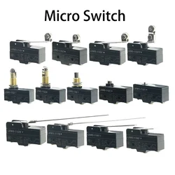 Micro Switch with Actuated Momentary Limit Switch, Push Plunger, AC 380V, DC 220V, 10A, LXW5-11M, 11Q2, 11D, 11M, 11N1, N2, 11G