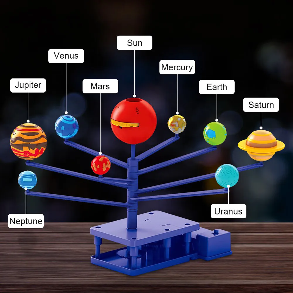 Solar System for Kids - 8 Planets for Kids Solar System Model with Projector, Talking Space Toys for 3 4 5 6 7 8 Year Old Boys a