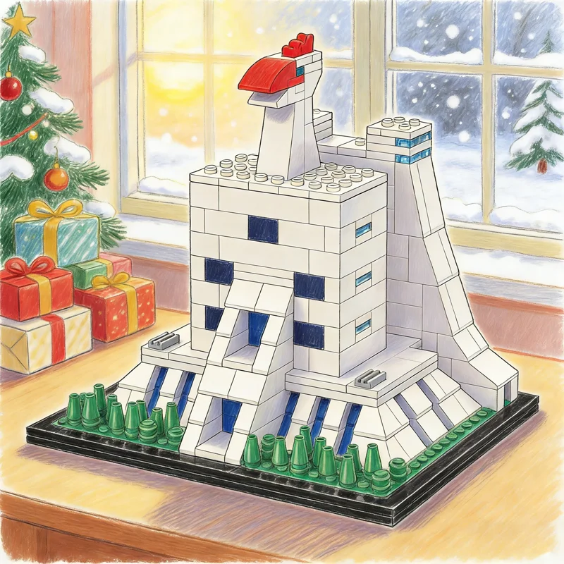 ตัวต่อ MOC Architecture Voltes V Big Falcon จำนวน 455 ชิ้น ของเล่นแบบประกอบเอง สร้างสรรค์ ไอเดียสร้างสรรค์ ของขวัญคริสต์มาส