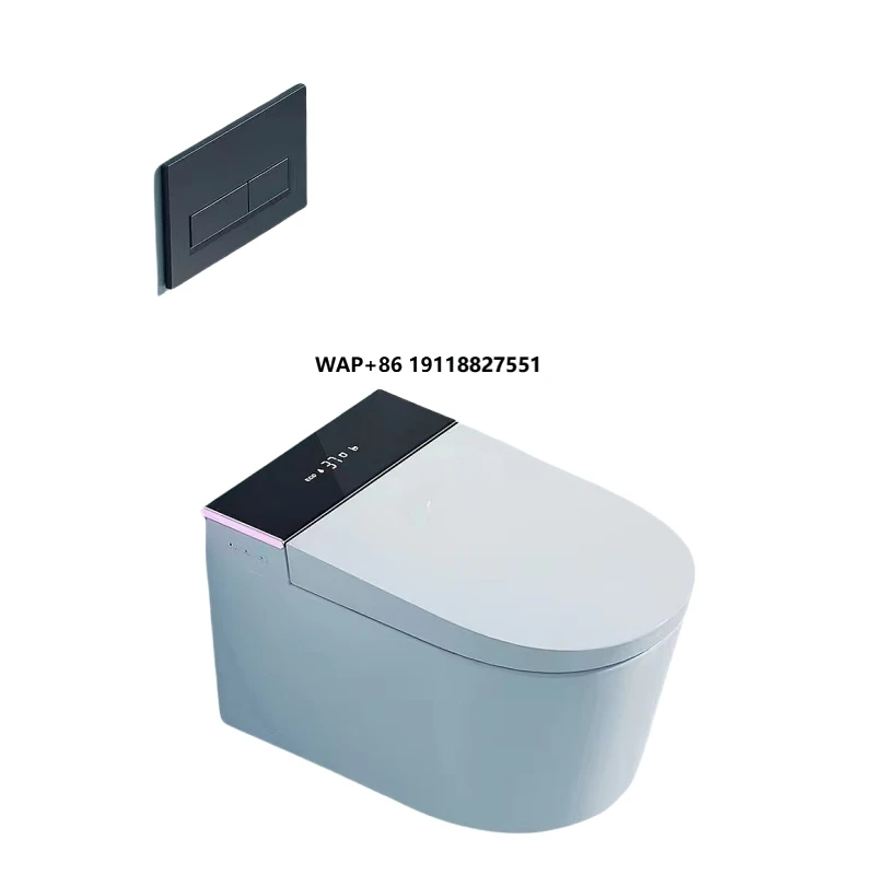 

Luxury European Wall-Mounted Smart Toilet Concealed Tank Sensor Electric Automatic Intelligent WC Accessory Gravity Flushing