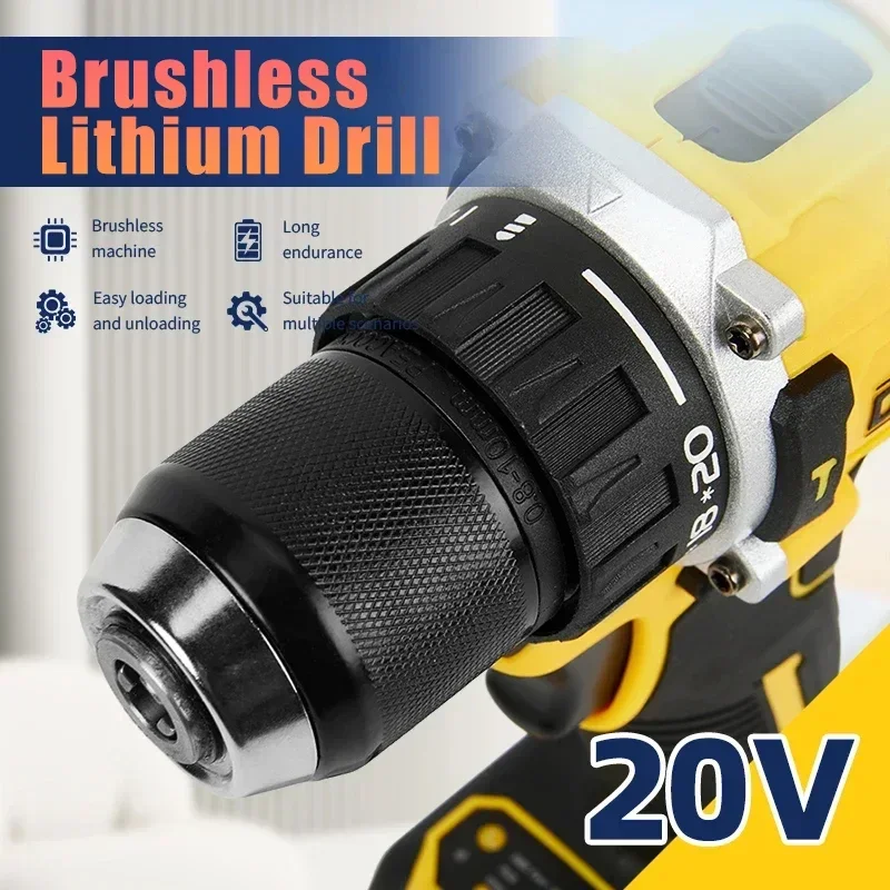 家庭用リチウムパーカッションドリル電動ドライバー電動レンチ DeWalt 18V リチウム電池 DCD805 リチウムイオン電動工具