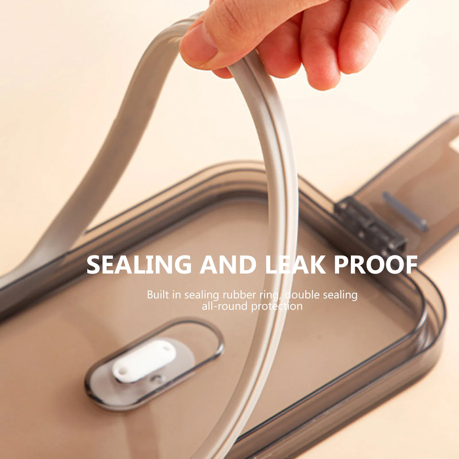 Strong Microwave Lunch Box Plastic Bento Container Portable Lunch Holder for Adults Backpacks Handbags Sealing Food Box