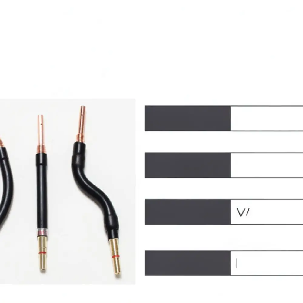 Welding Torch Head Applicator For Panasonic MIG 200A 350A 500A Copper Swan Neck Bend Tube Gas Welding Repair Components