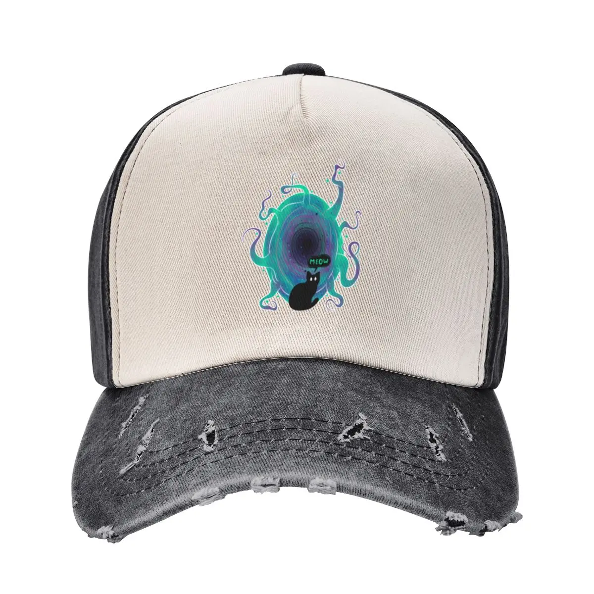 

Void cat Baseball Cap beach hat Hood Wild Ball Hat Women's Golf Wear Men's