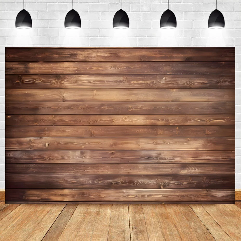 البني لوحة خشبية خلفيات للتصوير الفوتوغرافي استوديو الصور البني الداكن الطابق الدعائم الأطفال صورة الخلفيات تخصيص حجم كبير