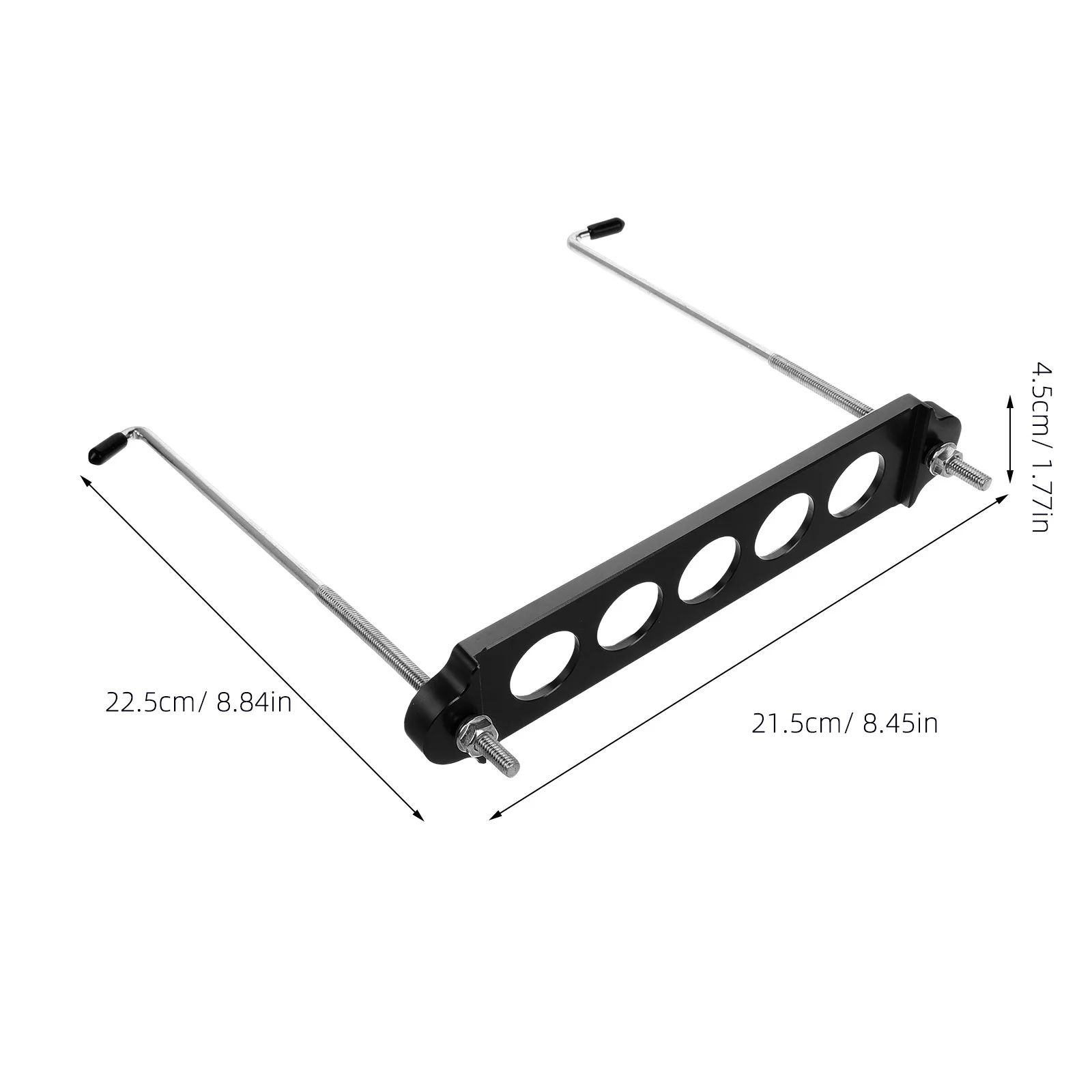 Staffa per auto Vassoio di montaggio in lega di alluminio Supporto sicuro per l'organizzatore del supporto della stabilità dell'alimentazione del veicolo Automotive