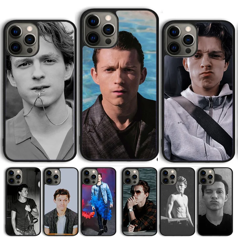 movie star Tom Holland Phone Case For iPhone 14 15 16 13 12 Mini Max Cover For Apple 11 Pro Max 8 7 Plus SE2020 Coque