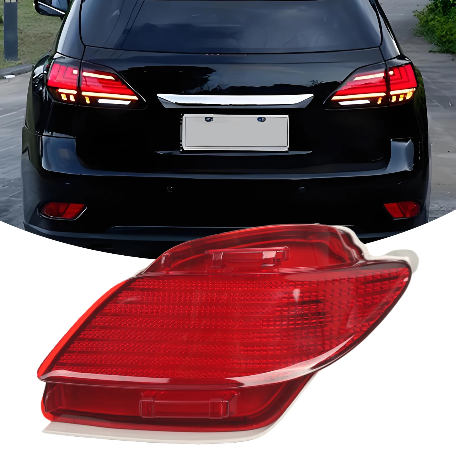 

Driver/Passenger Side Rear Side Marker Light 814900E010 814800E010 Rear Bumper Light Fit for Lexus RX350 450H 2010-2015 US