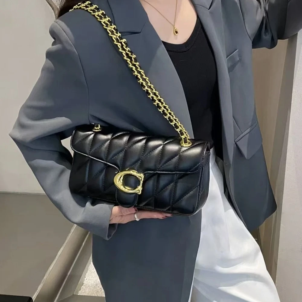 Sac à bandoulière de luxe pour femme en cuir premium, portefeuille au design vintage avec bandoulière réglable et amovible