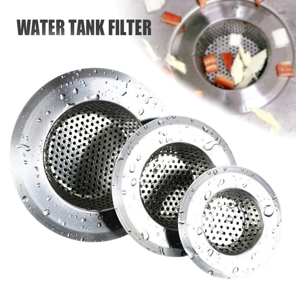 

Sink Strainer Kitchen Sink Grid Filter Stainless Steel Drain Hole Filter Mesh Protection Against Clogging Kitchen Accessories
