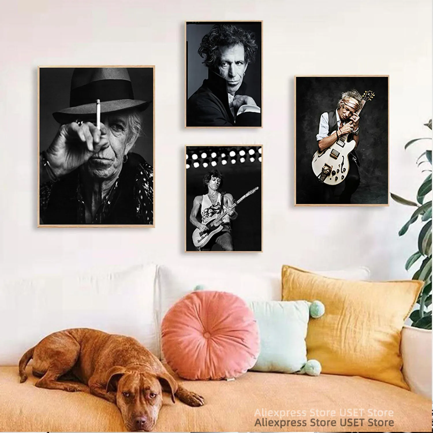 Keith Richards ,Singer Band Cover Album Music Star Canvas Posters and Prints Canvases Painting Home Decoration