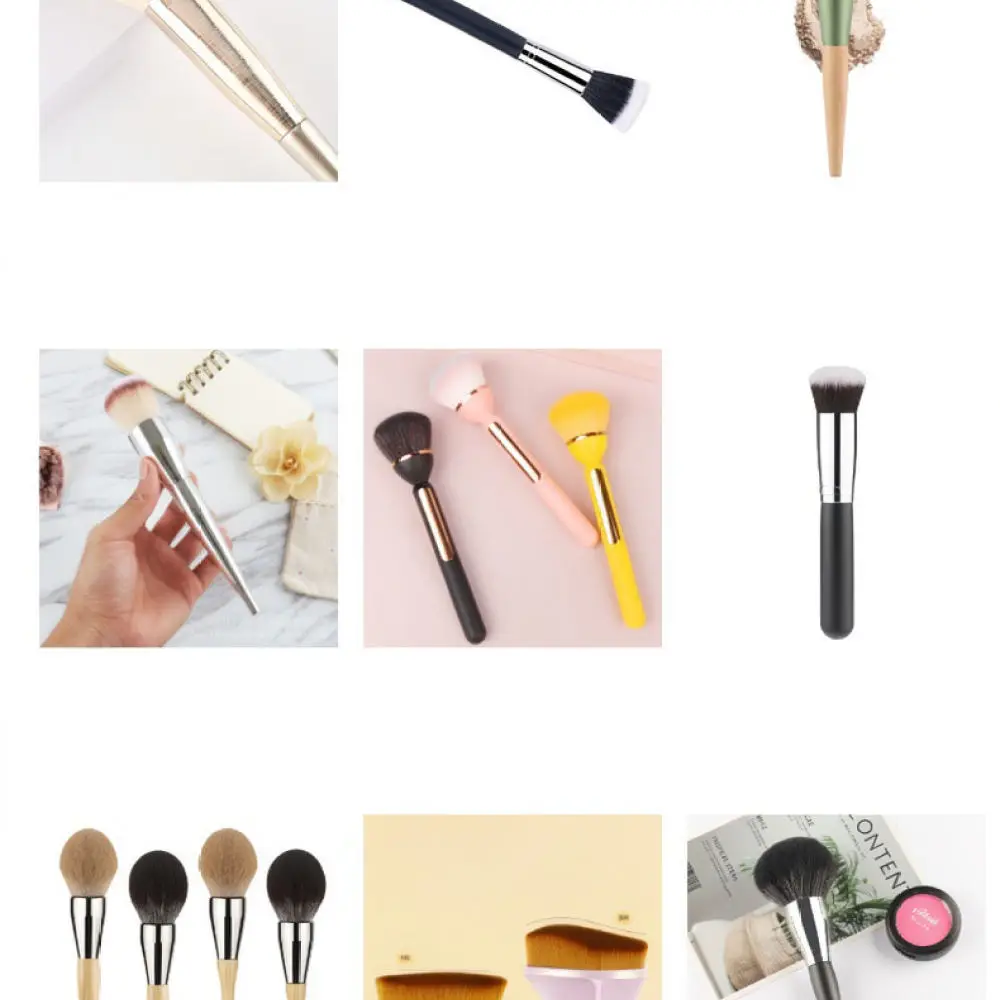 Professional Angled Concealer Brush Soft Synthetic Bristles For Flawless Face Makeup Application Lightweight Durable Handle Tool