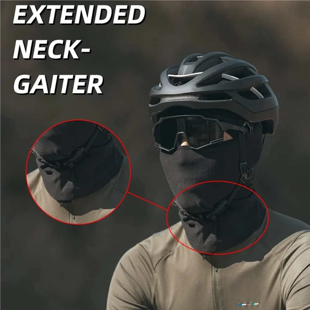 قناع وجه بالاكلافا، قناع وجه بالاكلافا رقيق، قناع صيفي للرقبة، واقي من الأشعة فوق البنفسجية، بطانة خوذة قابلة للتنفس يناسب النظارات