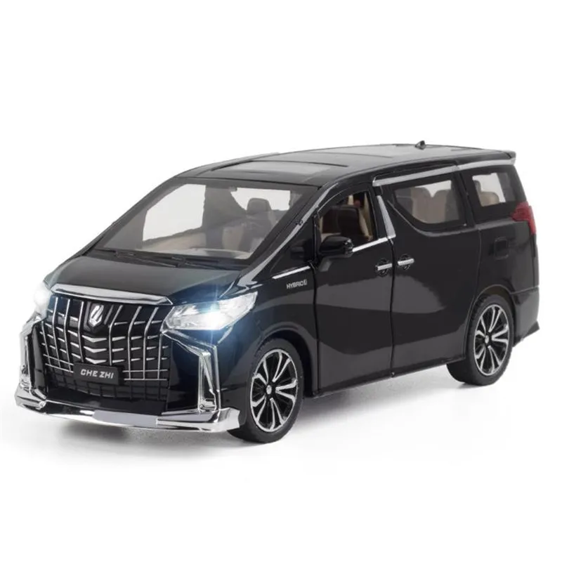 1:24 Toyota Alphard MPV Модель Автомобиля Литой Сплав Игрушки для мальчиков Автомобили литой и игрушечный суперкар коллекционные игрушки автомобиль сиделка