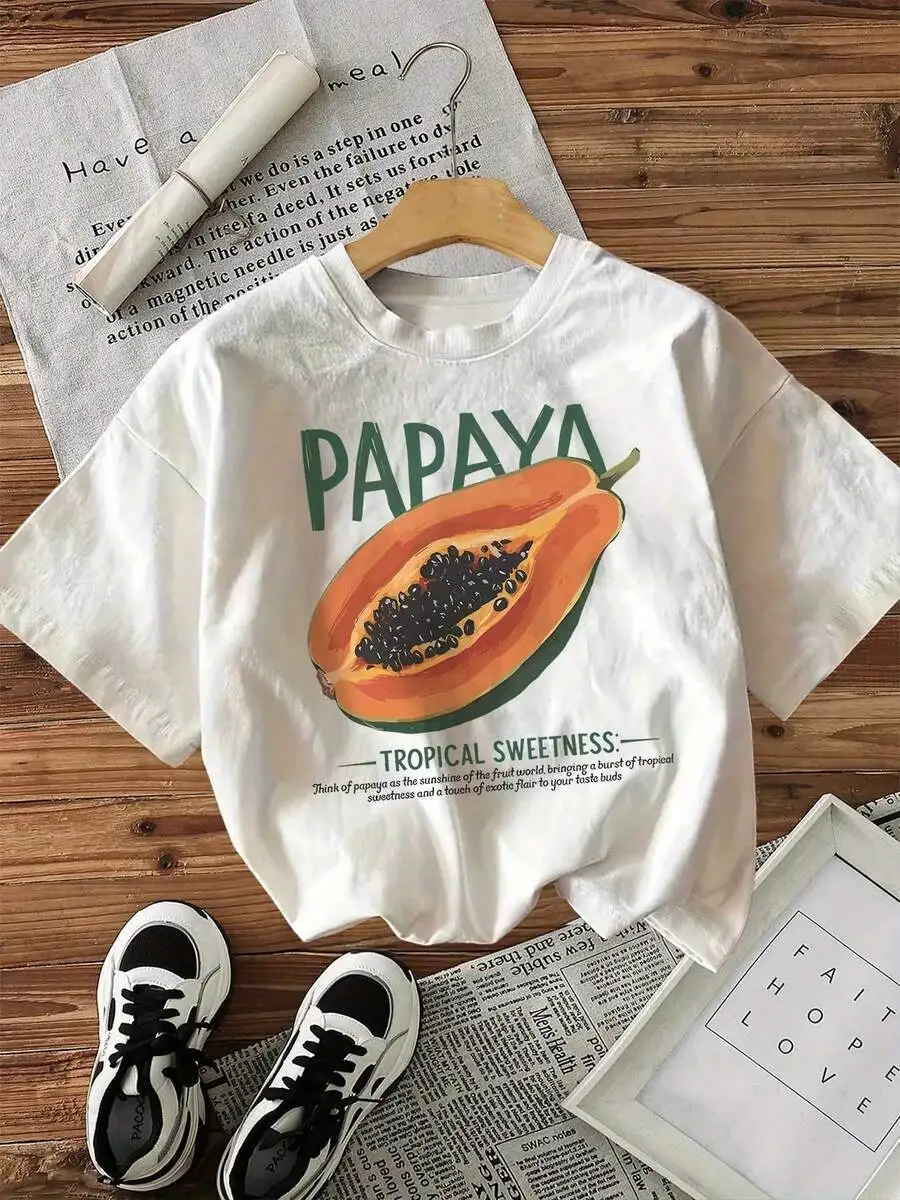 

Casual Short Sleeve Round Neck T-Shirt With Geometric Pattern