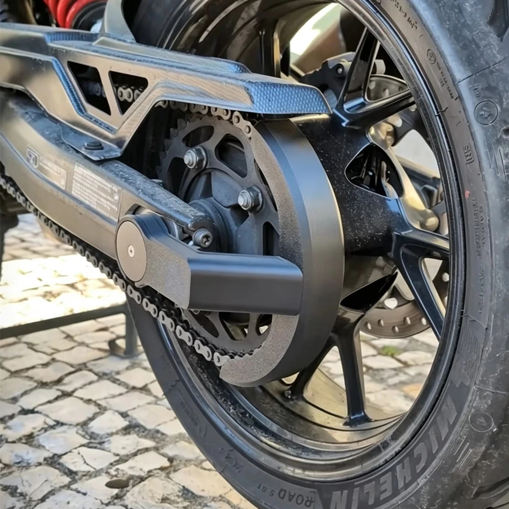 Chain Guard Anti-Splash Chain Guard Plate Motorcycle Chain Cover Rear Wheel Cleaning Fender For BMW F900XR/R F850GS ADV F750GS view 2