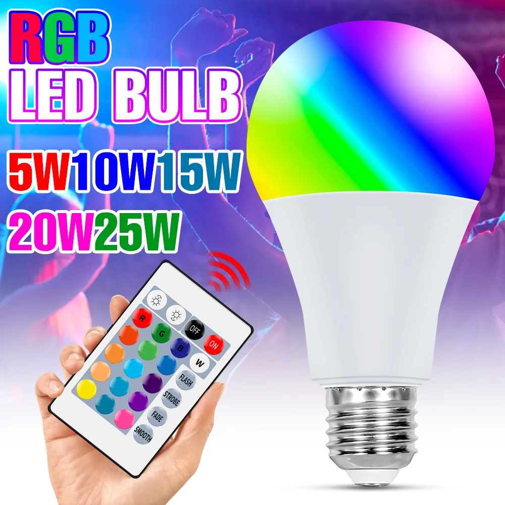 Rgb Led E27/E26 Lig…